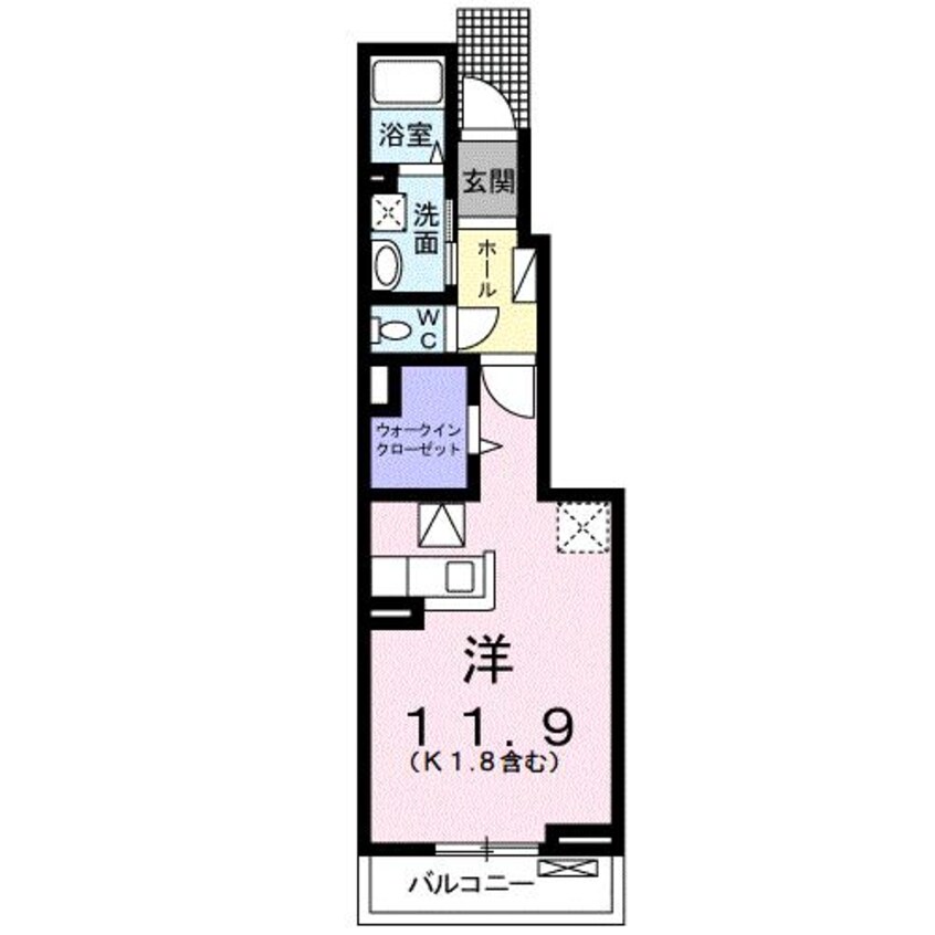 間取図 ジュネス原Ⅱ C