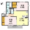 GRAZIO 2LDKの間取り