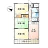 カルディア吉田 3DKの間取り