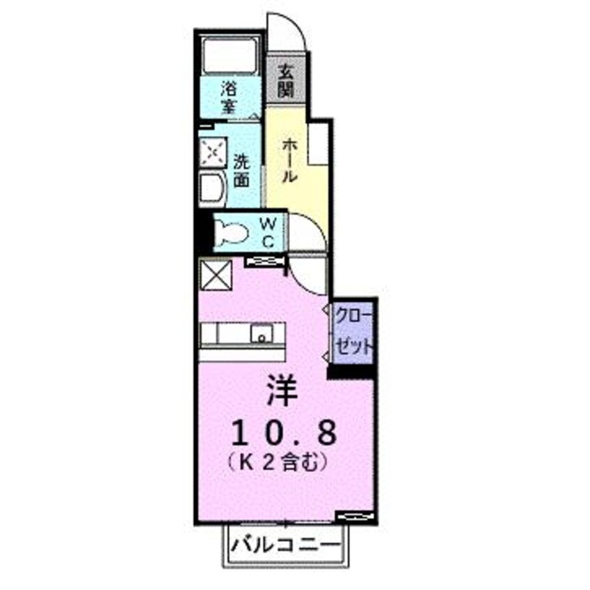 間取図 ライフコート東唐津A