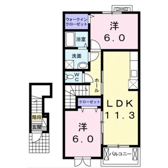 間取図 プティボヌールⅠ