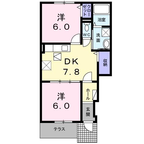 間取り図 サザンクロスⅡ
