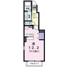 プリムヴェールA 1Rの間取り