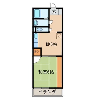 間取図 コーポサンライズ