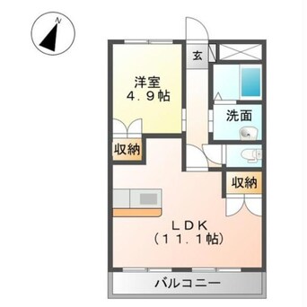 間取図 マインヒルズ参番館