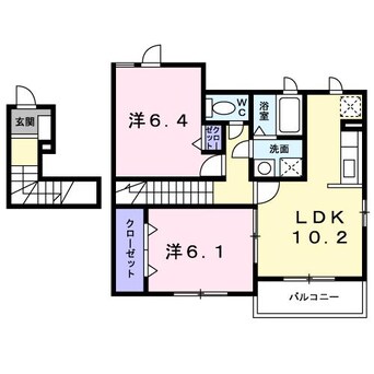 間取図 ボヌールエスパスⅢ番館