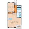 マインヒルズ六番館 1LDKの間取り