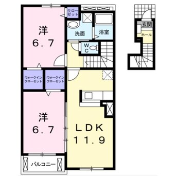 間取図 ムーンリバーC