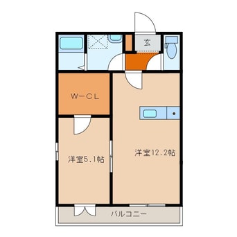 間取図 ユーシャイン和多田