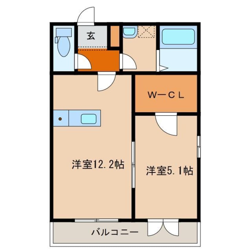 間取図 ユーシャイン和多田