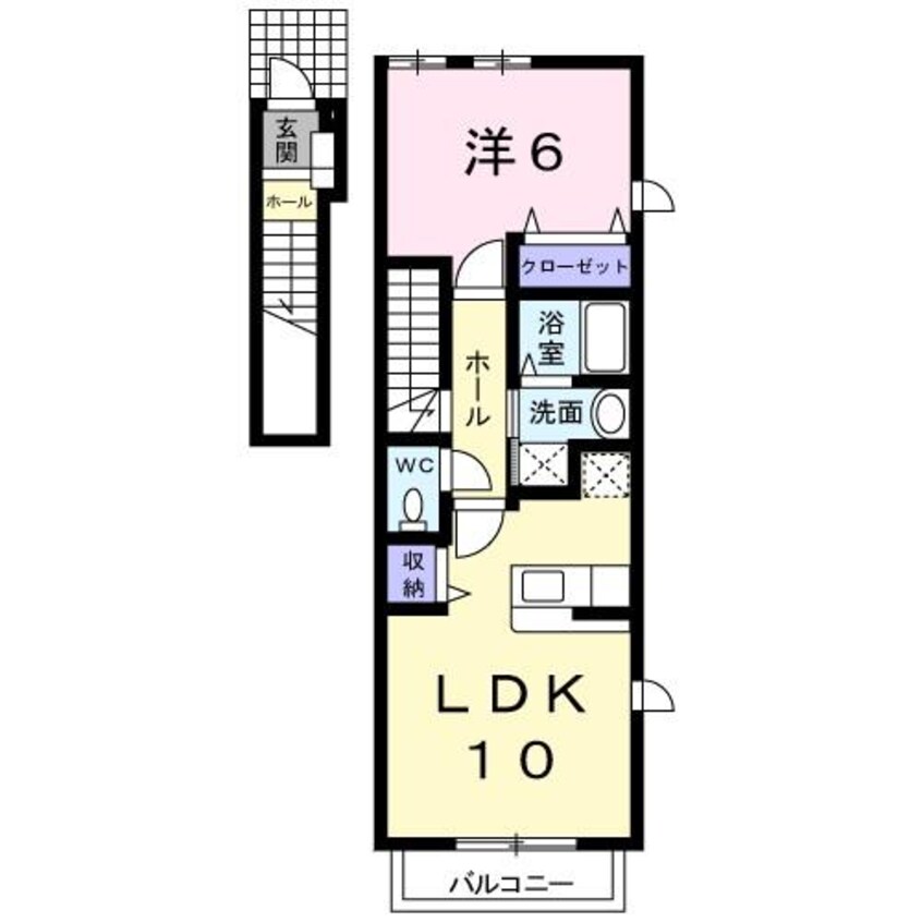 間取図 シャトーミロワール