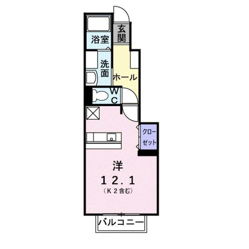 間取図 シャトーミロワール
