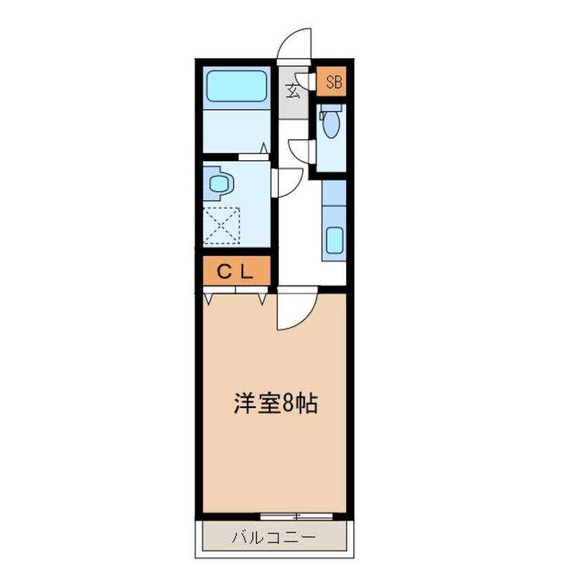 間取図 ベルデマール唐津駅前