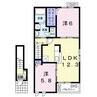 CASA 3 2LDKの間取り