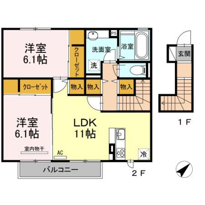 間取図 D-Lumius双水