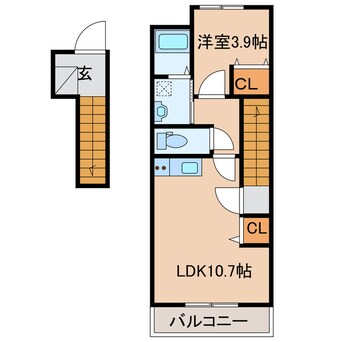 間取図 ロベリア B棟