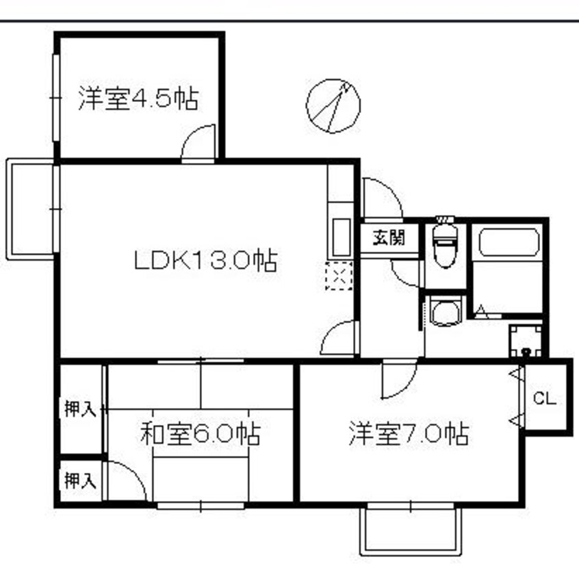 間取図 ポラリス山下町