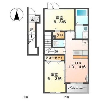 間取図 プランドール原