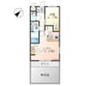 パークレジェンド 1LDKの間取り