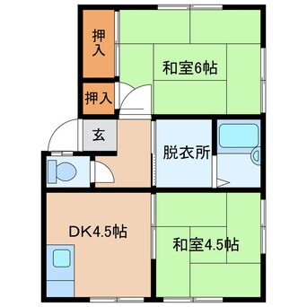 間取図 第五宮塚ハイツ