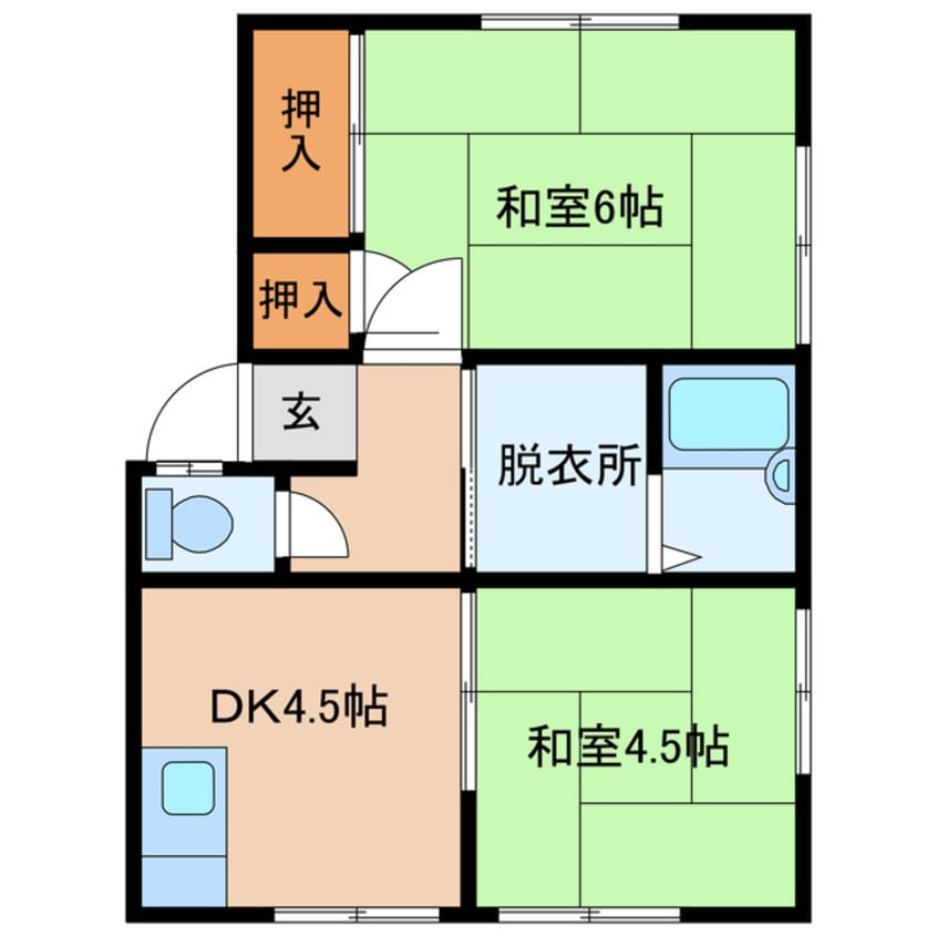 間取図 第五宮塚ハイツ