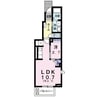 レジナス和多田Ⅱ 1LDKの間取り