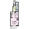 レジナス和多田Ⅱ 1LDKの間取り