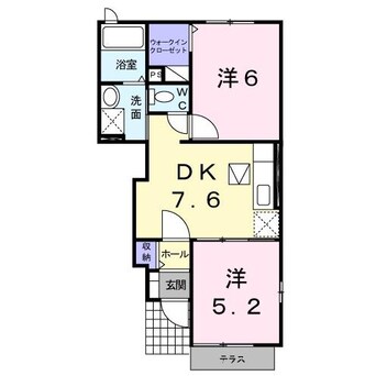間取図 ヴェルデシャトーA