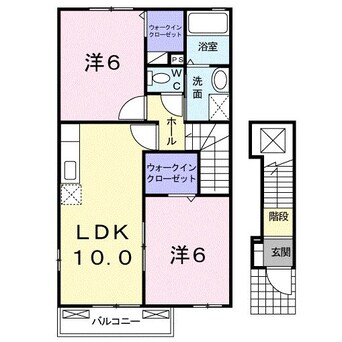 間取図 ヴェルデシャトーA