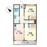 グリーンガーデン 2DKの間取り