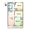 カルディア壱番館 3LDKの間取り