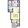 アルページュＡ 1LDKの間取り