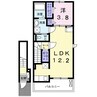 アルページュＡ 1LDKの間取り