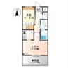 Pronity・Coco 1LDKの間取り