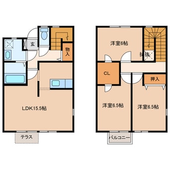 間取図 エコシス　５