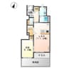 アトランテYoshida 1LDKの間取り
