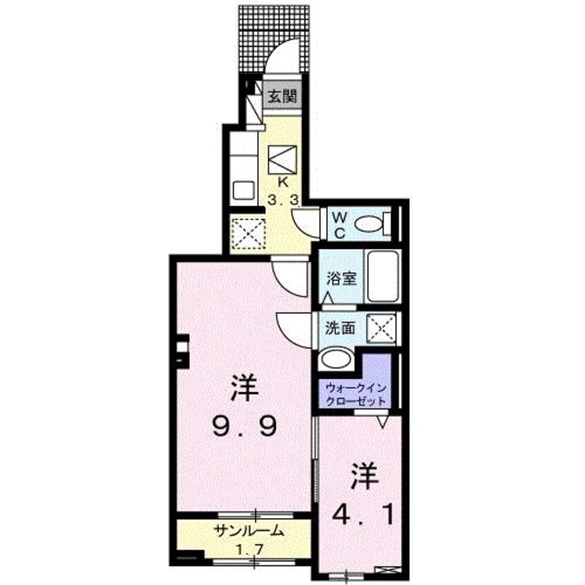 間取図 サリーチェ唐津