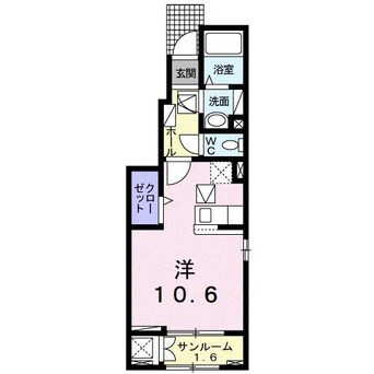 間取図 プラシード・カーサA