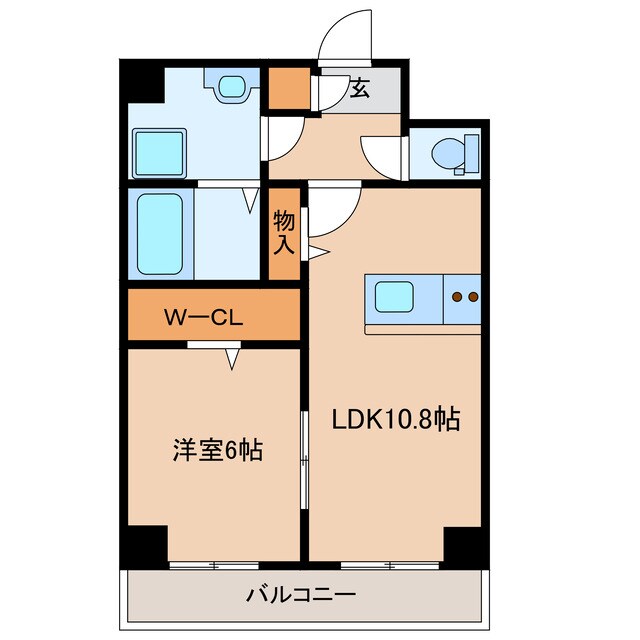 間取り図 ヒューベストレジデンス東唐津駅