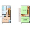 川添借家　3 2DKの間取り
