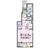 ホーリープレイス唐津　Ⅰ 1Rの間取り