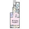 ホーリープレイス唐津　Ⅱ 1Rの間取り
