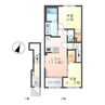 サンマリーナM 2LDKの間取り