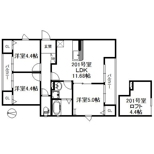 間取り図 ポラリス唐津駅東