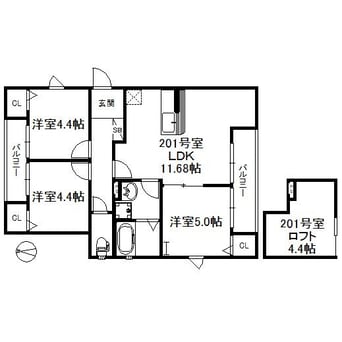 間取図 ポラリス唐津駅東