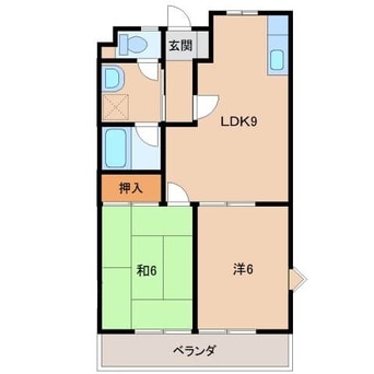 間取図 アーバンライフ市脇Ｃ棟