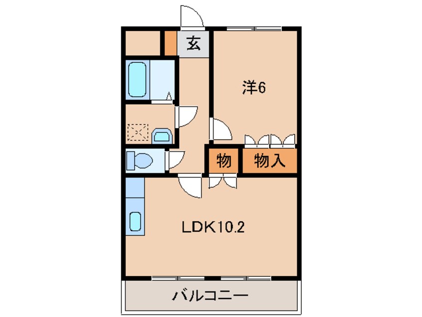 間取図 アンジュー壱号館