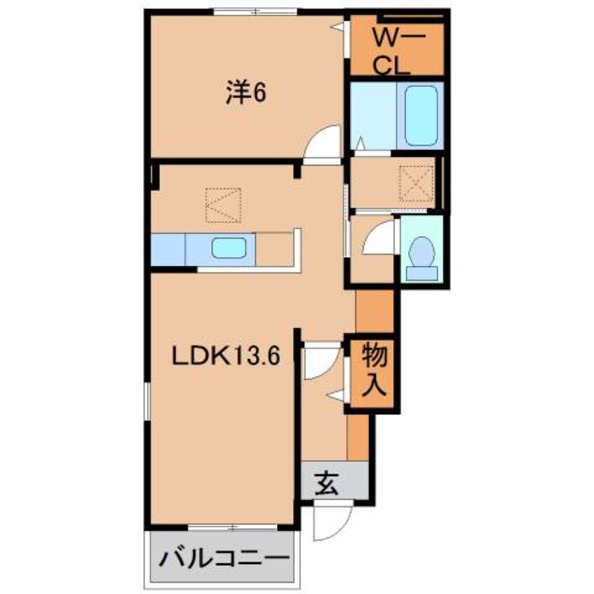 間取図 和歌山線/笠田駅 徒歩11分 1階 築9年
