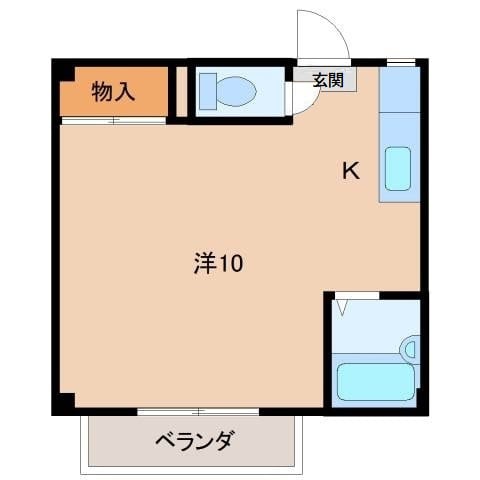 間取り図 コーポしらさぎ