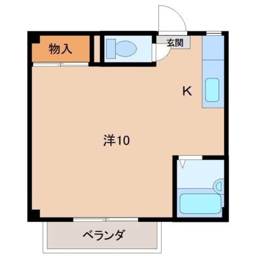 間取図 コーポしらさぎ